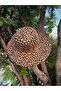 14763 Leopard Pattern Wide Hat - 2
