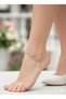 Yellow Chain Angel Wing Motif Women's Steel Anklet - 3