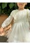 Baby Girl Dress Long Sleeve Flowy Cotton Birthday Party Special Occasion Wedding Girl Kids Dress - 5