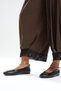 Women's Pleated Design Trousers with Lace Detail on the Legs - 8