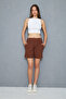Women's Summer Muslin Fabric Comfortable and Fresh 3-Piece Shorts with Pocket Detail - 8