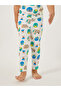 All-Over Print Round Neck T-Shirt and Pyjama Set - 5