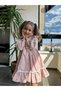 Baby Girl Dress Long Sleeve Ruffled Cotton Birthday Party Special Occasion Wedding Casual Girl's Dress - 2