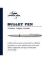 Bullet Pen - 400 Series - Chrome w/Clip - Gift Boxed - 3
