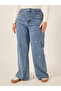 Plus Size High Rise Embroidered Wide Leg Jeans - 2