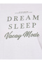Slogan Printed T-Shirt and Ruffle Waist Pyjama Set - 3