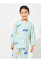 Helicopter Print Long Sleeves T-Shirt and Pyjama Set - 2