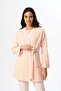 Women's Powder Lace Winter Special Design Maternity Maternity Dressing Gown Pajama Set