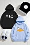 Unisex Design Printed Hooded Sweatshirt 2-Piece Opportunity Pack