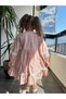 Baby Girl Dress Long Sleeve Ruffled Cotton Birthday Party Special Occasion Wedding Casual Girl's Dress - 3