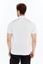 Men's Polo Neck T-Shirt Breathable Fabric Procool Sports Outdoor T-Shirt White - 2