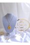 Seafarer Lock Necklace,Gold Plated Necklace,With Steel Paperclip Chain (Not Included in the Gold Price)