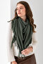 Women's Plain Triangle Scarf - Tasseled Knitwear and Shoulder Shawl |   Hand Knitted Soft Wool Yarn Special Production - 7