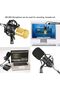 Microphone Bundle with V8 Sound Card for Live Streaming, Podcasting, Studio Recording - BM-800 Mic K - 8