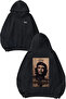 Che Guevara 4 Design Back Printed Black Hooded Sweatshirt