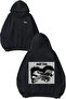 Fight Club 9 Design Back Printed Black Hooded Sweatshirt