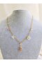 Pink Stone, Star, Heart Paperclip Steel Chain Charm Necklace - 3