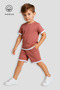 Boy's Basic Design Summer Top and Bottom Set