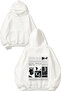 Xxxtentacion 4 Design Back Printed White Hooded Sweatshirt