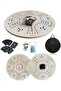 Wooden Board Game Set, 51 cm Double-Sided Board, 4-6 Players, with Carrying Bag