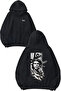 Che Guevara 2 Design Back Printed Black Hooded Sweatshirt
