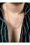 Men's Gold Thick Chain Stainless Steel Necklace Does Not Lose Color, Does Not Fade, Unisex, Does Not Fade, Can Be Combined - 2