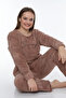 Women's Plush Pajama Set Double Set - 5