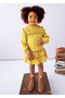 Yellow Girl's Ruffle Blouse Skirt Set 4933 - 3