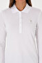 Women's White Basic Polo Neck Sweatshirt 50307755-Vr013 - 6
