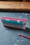 Pink, Transparent Pvc Pencil Case Single Compartment Transparent Pen Holder Pink Colored Pen Holder - 6