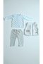 Baby Girl Extra Soft Plush Cardigan Luxury Set of 3 100% Cotton - 2