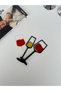 Colorful Wine Glass Design Bookmark - Decorative and Fun Book Reading Accessory - 2