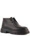 - Black Leather Lace-Up Men's Boots 102-9047-H1308 - 2