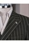 Italian Style Slim Fit Double Breasted Men Single Jacket Green T14547 - 3