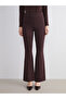 Brown Spanish Leg Women's Leggings Pants - 5
