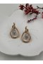 Women's Earrings Stainless Steel Color and Size Are Designed in the Description Images Are from the Brand Fmaccesori̇es - 8