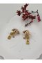 Women's Earrings Stainless Steel Color and Size Are Designed in the Description Images Are from the Brand Fmaccesori̇es - 6