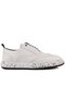 - White Leather Lace-Up Men's Casual Shoes 101-1026-t01132 - 7