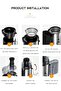 Juicer Extractor, Juicer Machine Extractor Stainless Steel - 5