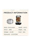 Electric Vertical Rotisserie Grill – Automatic Rotating BBQ Machine with 8 Skewer Forks,1200W - 4