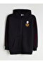 Hooded Galatasaray Printed Boys' Zippered Sweatshirt
