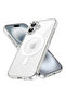 Clear Case for iPhone 16 – Transparent Back Cover with MagSafe Compatibility & Shockproof Protection