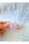 Set of 2 Pearlescent Mini Butterfly Bone Clasp Buckles 2.7 cm - 3