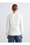 Sparkling Choices from Shining Store |   Crew Neck Self Patterned Women's Knitwear Sweater - 4