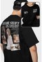 Unisex T.T.P.D Tracklist Back Printed T-Shirt, Oversized Taylor Swift Themed Crew Neck T-Shirt