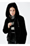 Onlvida Fur Hooded Black Women's Coat 15260047