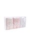 Bamboo 50X90 cm Lace Tasseled Hand Face Towel with 6 Pvc Bags - 2