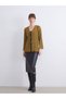 Women's v-neck textured cardigan - 2