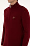 Men's Burgundy Basic Knitwear Cardigan 50307800-Vr014 - 7