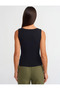 Boat Neck Sleeveless Black - 4